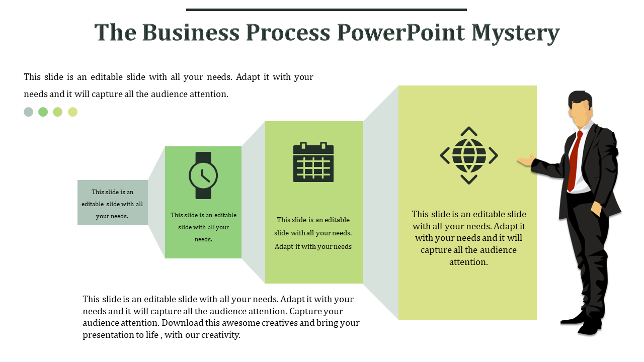 Free - business process powerpoint- Business Stairs